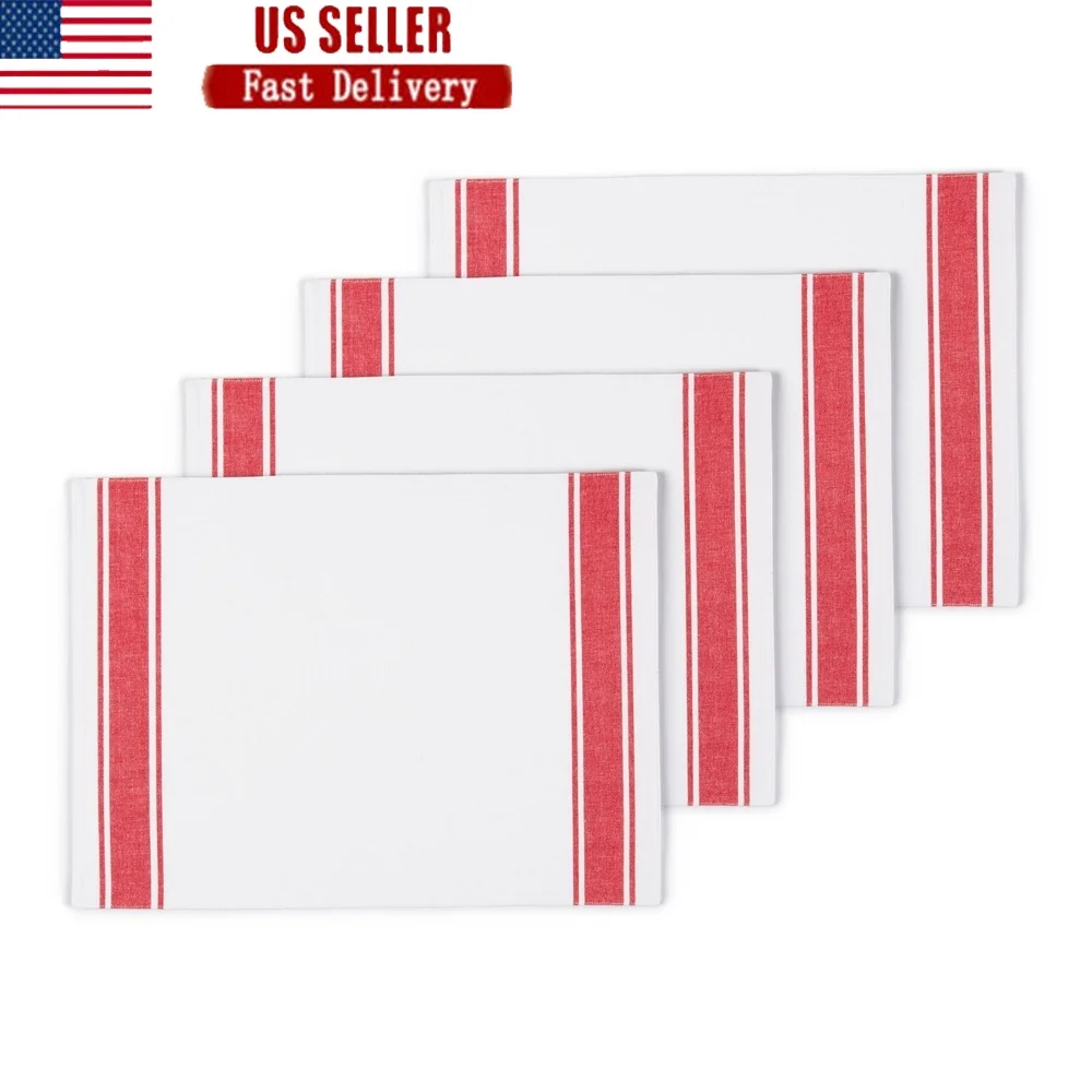 

Набор тканевых салфеток для бистро Farma из 4 шт., хлопковый декор стола, можно стирать в машине, яркие цвета, простые в уходе, предметы первой необходимости для столовой