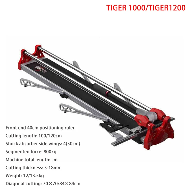 850/1000 آلة قطع البلاط آلات قطع البلاط الصخري 1200 مللي متر أدوات يدوية عالية الدقة لقطع بلاط السيراميك