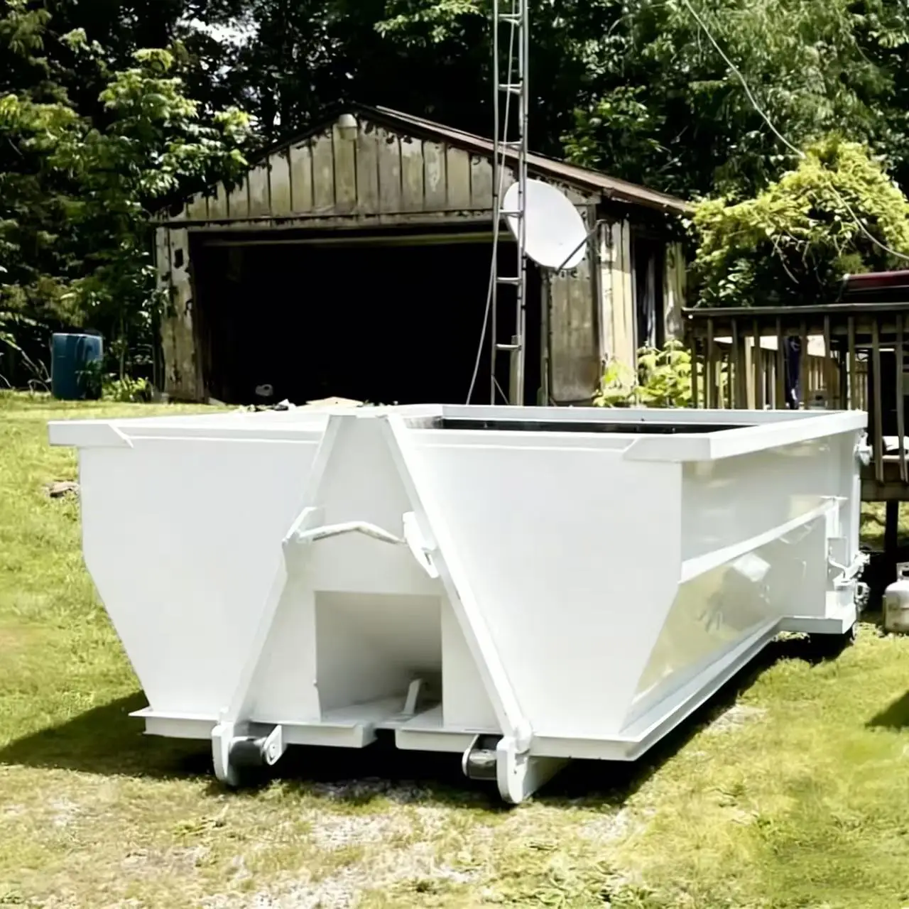 Versatile Hook Lift Bin for Multi-Purpose Waste Management Hook Lift Dumpster for Transport and Construction Hook Lift Container