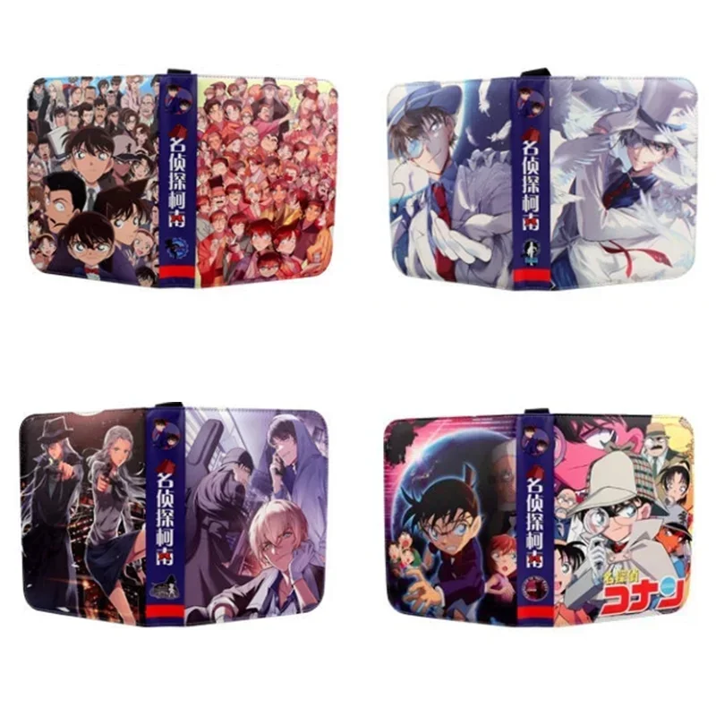 

Detective Conan Card Binder Book Collection Cards Holder Anime Card Album with 50 Inner Pages Zipper Hold Up To 900 Cards Gift