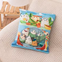 Zongzi Snack Bag Pillow Bag Snack Plush Toy Cute Pillow