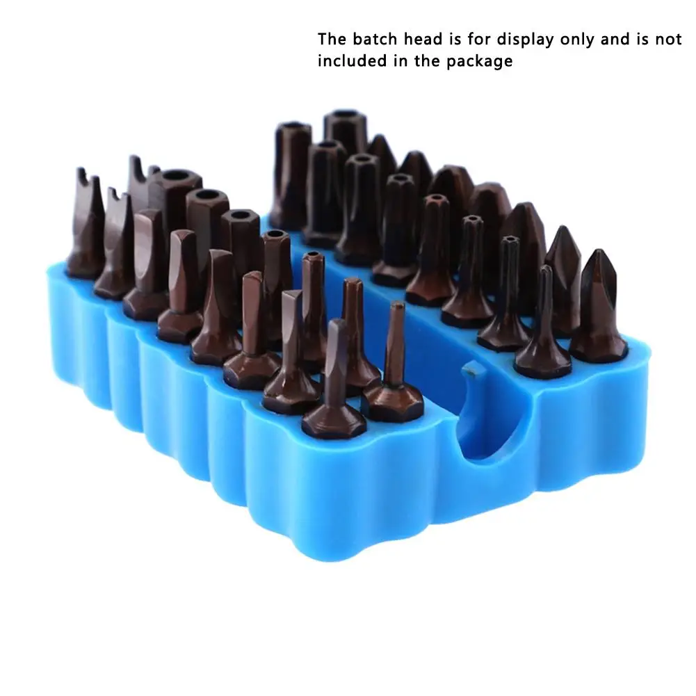 32 Holes Hex Shank Screwdriver Bit Holder Multi-functional Storage Drill Bit Organizer For Storing Screwdriver Bits