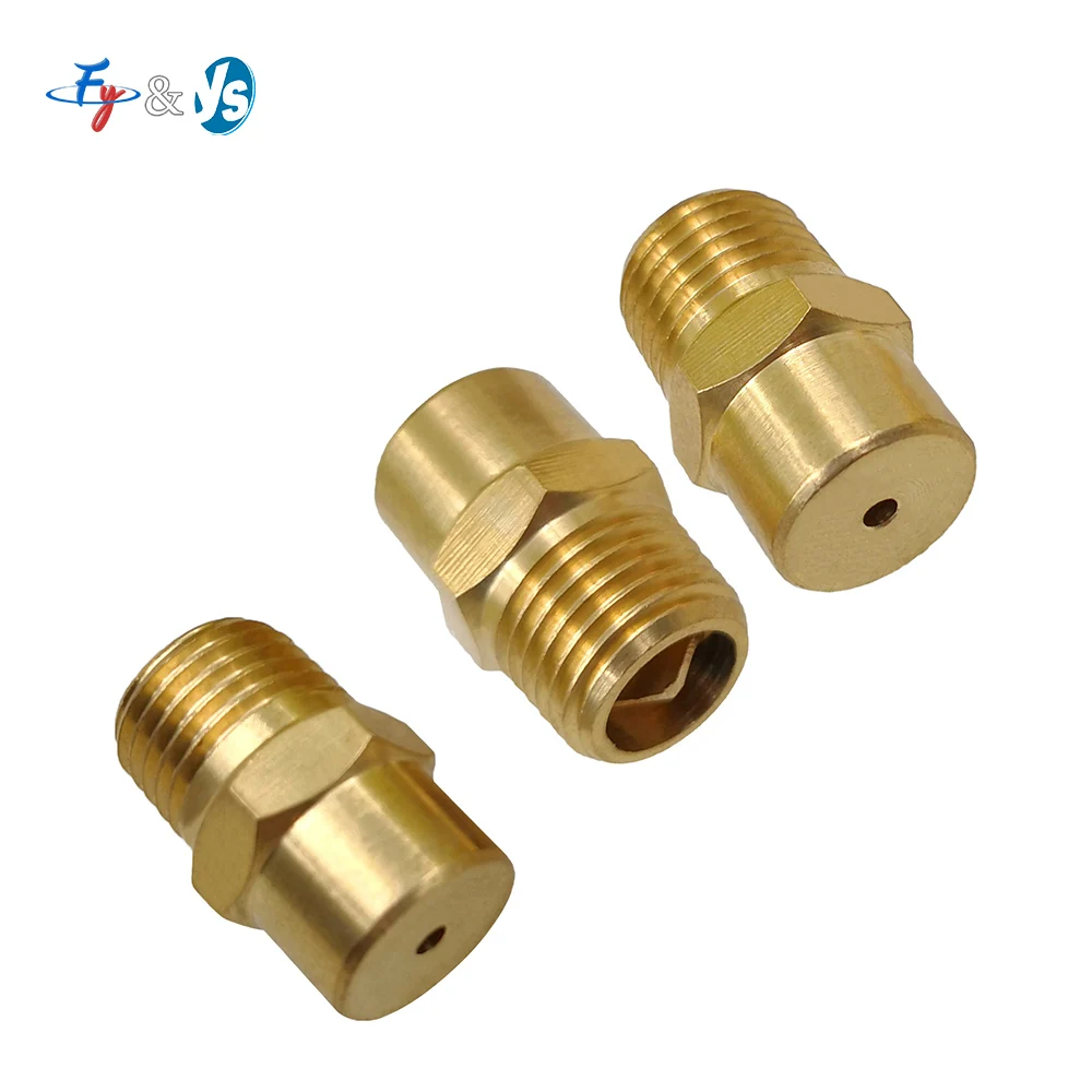 Brass BB nozzle, wear-resistant, corrosion-resistant, cleaning atomizing nozzle, multi-angle