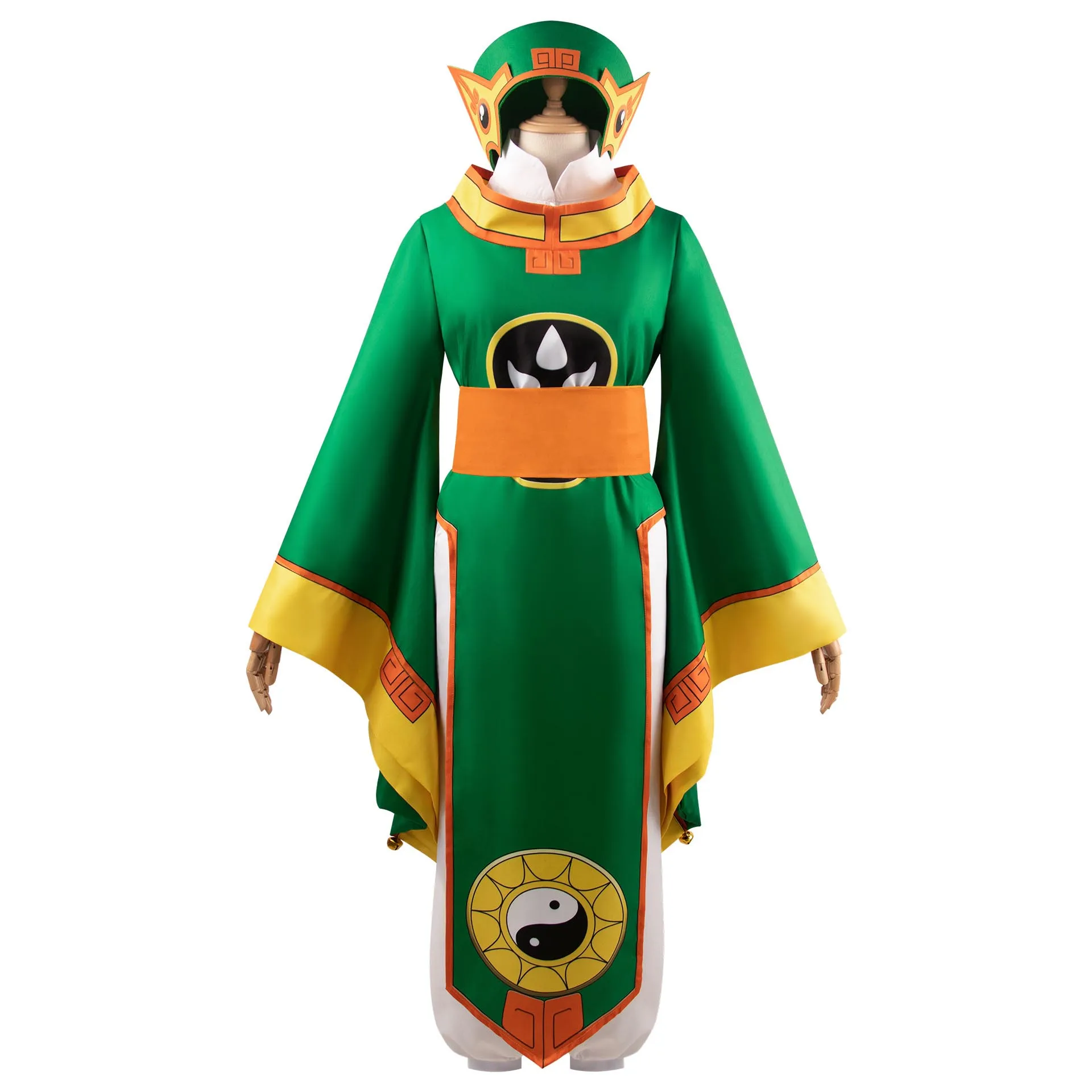 Li Syaoran Anime Sakura Cardcaptor disfraz de Cosplay, vestido de batalla de sacerdote taoísta, traje para mujeres y hombres, uniforme de fiesta de Halloween Li Xiaolang