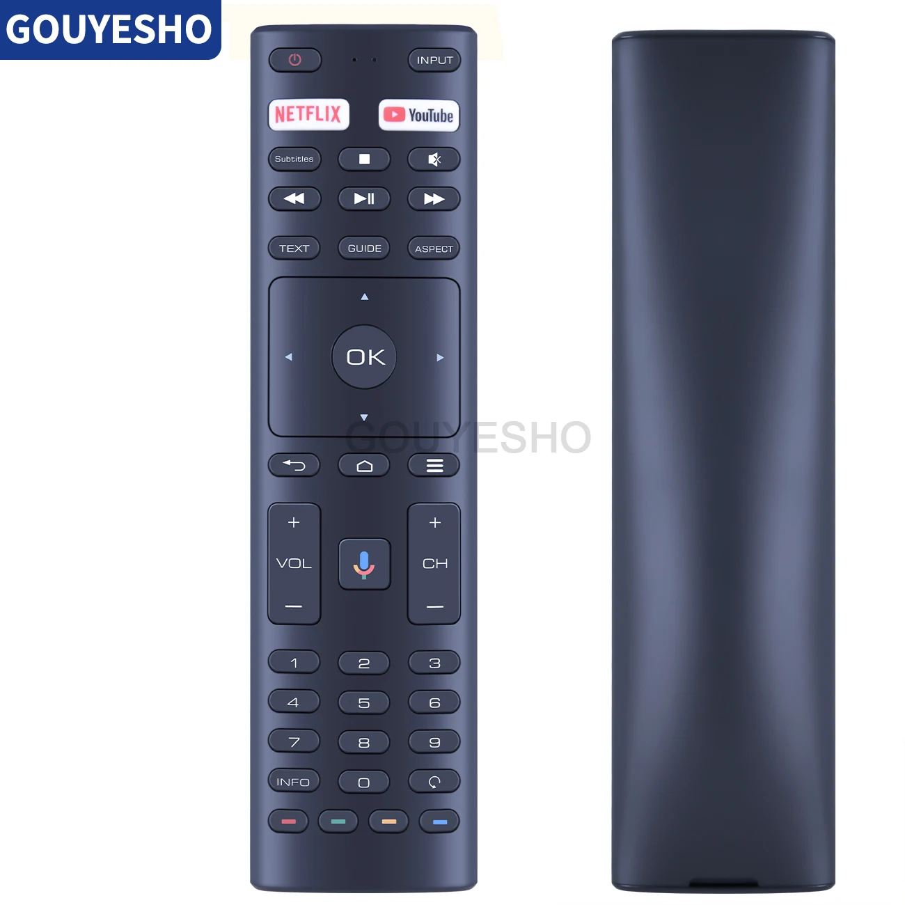 New Voice Remote Control KT1942-HG for tesla sanshui konka JVC strong RM-C3404 Smart TV