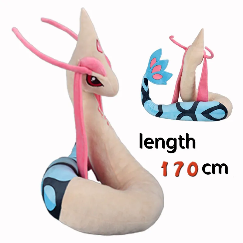 Big and Small Sizes Milotic Stuffed Toy Pokemon Plush Doll Anime Plush High Reduction Plush Pillow Kid Gifts