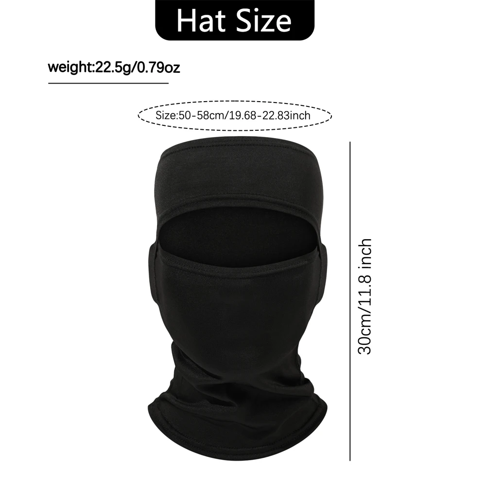 1/2/3/4/5 PC Ice Silk Balaclava, Quick drying Breathable Face Mask, Suitable for Motorcycle, Fishing, Bicycle, Outdoor Sports