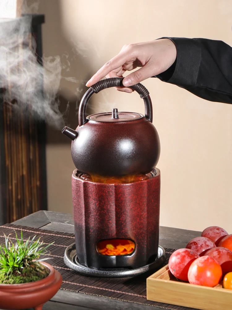 Charcoal Stove Ceramic Pot Burning Stove Outdoor High Temperature Resistant Household Tea Baking Fried Tea Carbon Stove Water