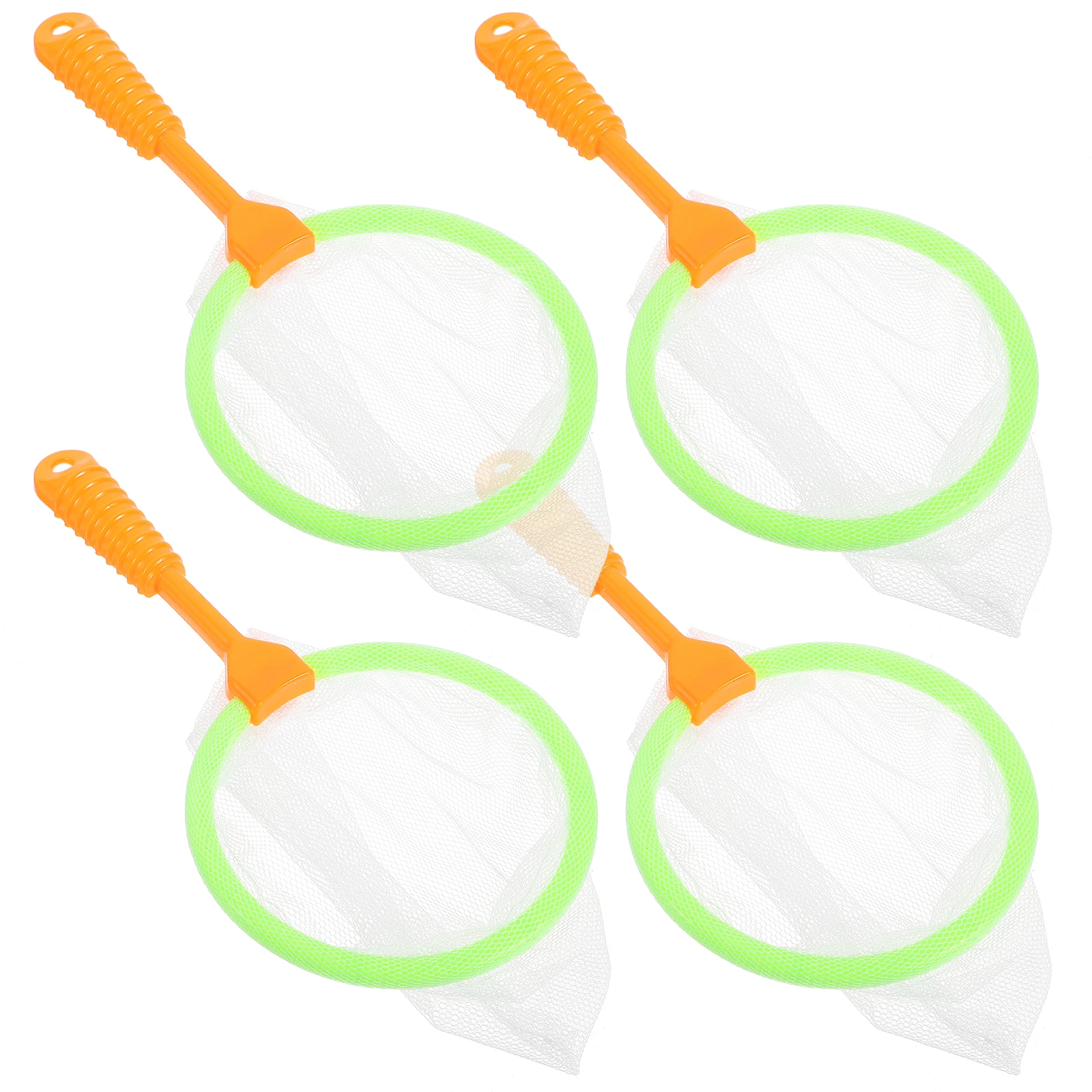 4 Uds. Redes de pesca grandes de plástico para niños, redes duraderas para atrapar insectos, red para recoger insectos, juguete de baño, herramientas de pesca para parque infantil