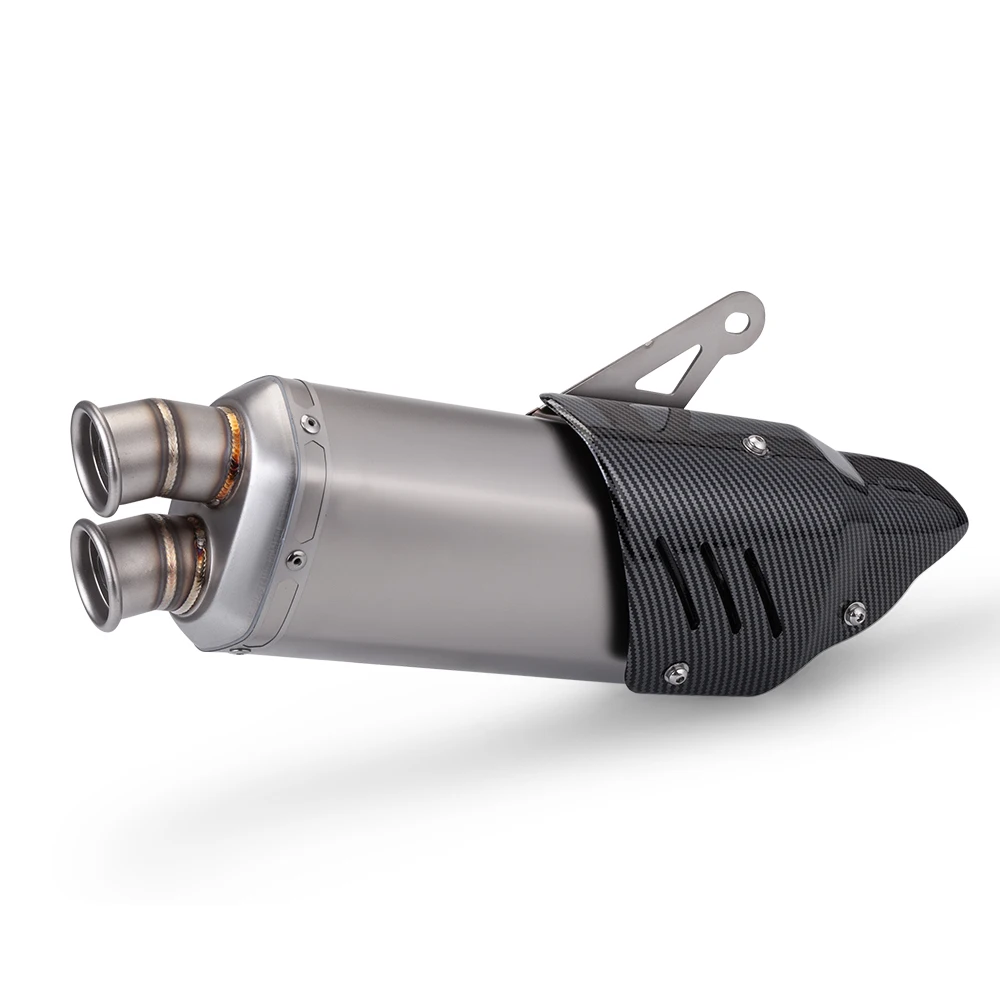 العالمي 51 مللي متر دراجة نارية العادم الخمار الهروب كاتم الصوت ل RC 125 250 390 ل R6 R3 النينجا Z 400 250 Z900 ZX6R #6