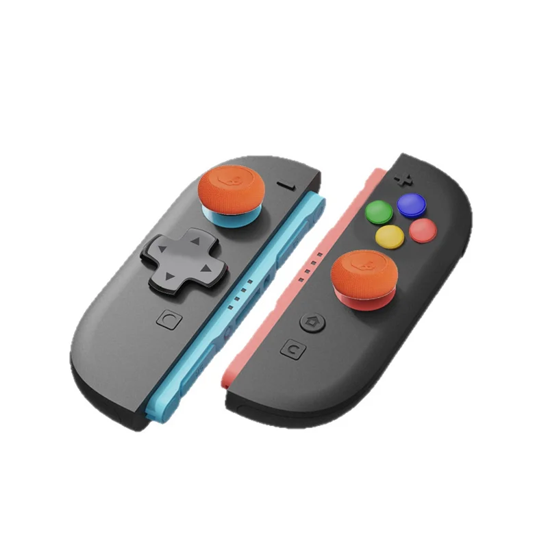 B34B-For Switch 2 Protective Case+Circular Direction Keys Kit+Thumb Grip Set Split Protective Case For Nintendo Switch2