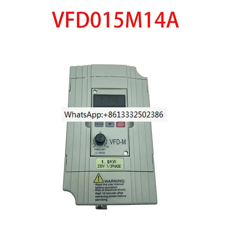 

VFD015M21A Новый оригинальный инвертор 1500 Вт, новый VFD-M в штучной упаковке, поддержка DN-02 LN-01 PD-01