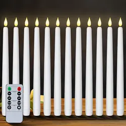 LED Flameless Taper Candles 6.5/11