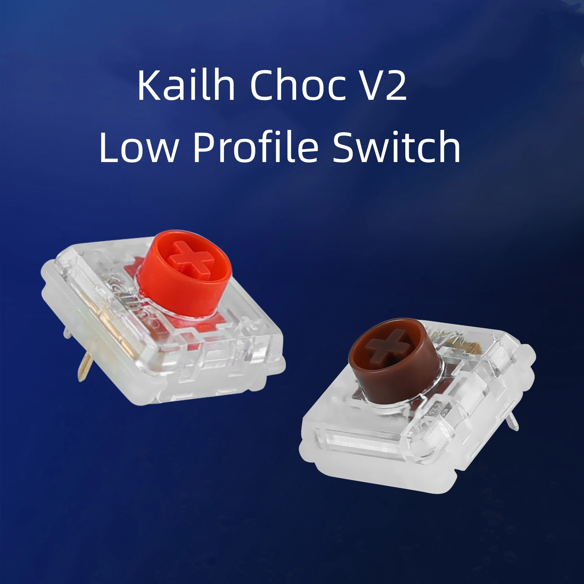 Kailh Choc V2 Low Profile Switch 1353 Chocolate V2 Mechanical Keyboard Switches Custom DIY Tactile Linear  Red Brown