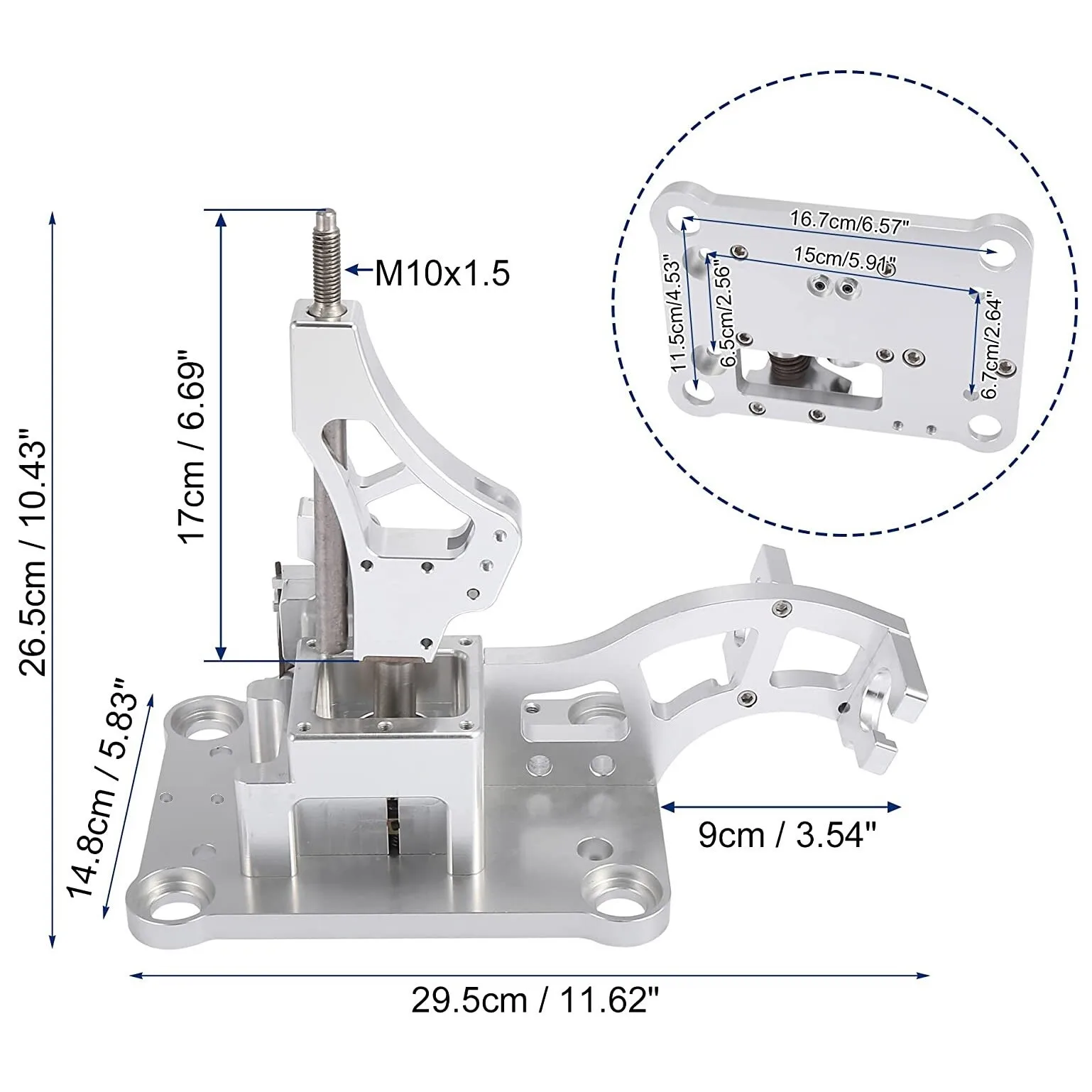Factory Supply Quick Shifter & Cables & Bracket K20 K24 Shifter Set for Acura RSX for Honda Civic SI (K20Z3) K-Swapped view 6