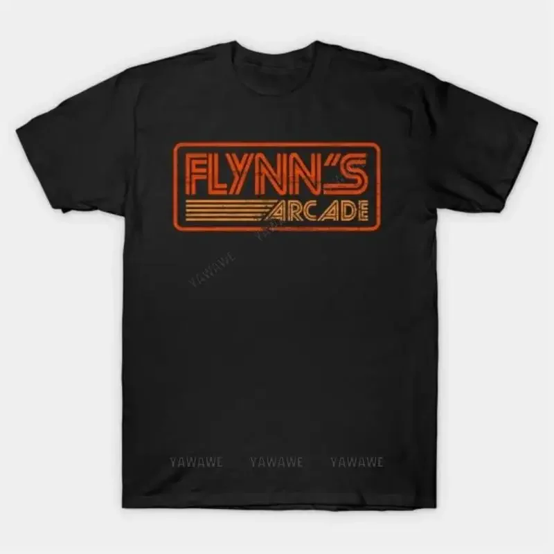 

New arrived short sleeve brand cotton top Mens brand fashion t-shirt Summer T shirts For Men Flynns Arcade 80s Retro T Shirt