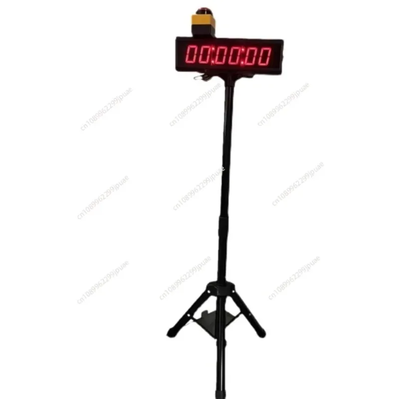 Voice Broadcast LED Digital Countdown Stopwatch Wireless Remote Timing Clock For Basketball Training Escape Room Game