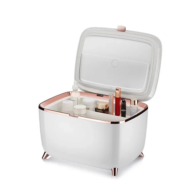 

NEW New 9L Home Dormitory Beauty Refrigerator Convenient Silent Mask Cosmetics Small Refrigerator Bluetooth