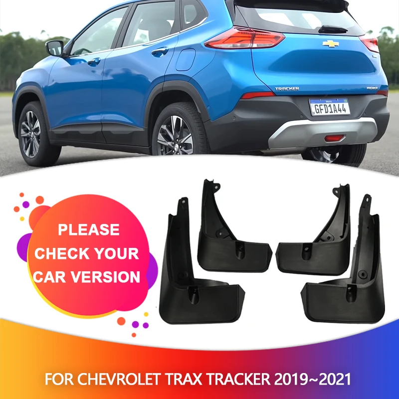 for Chevrolet Trax Tracker 2019 2020 2021 Mudguards Mudflaps Fender Mud Flap Splash Exterior Parts Guards Cover Accessories