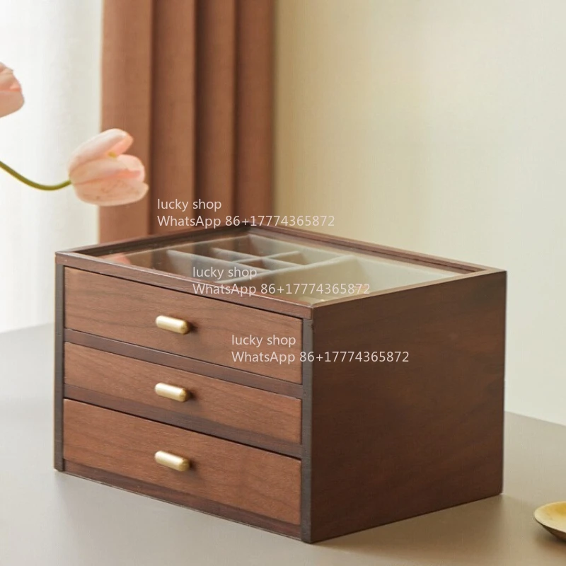 

Solid Wood Necklace, Hand Jewelry Box, Jewelry Storage Box, High-end Exquisite 2026 New Model