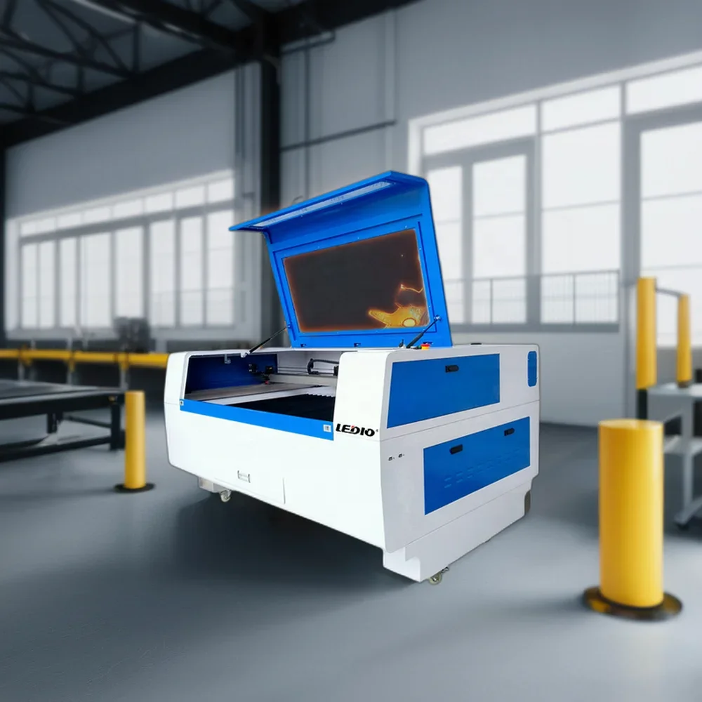 1390 Laser Cutting Machine For Fabric Acrylic 100W Laser Engraving And Cutting Machine CO2 Price