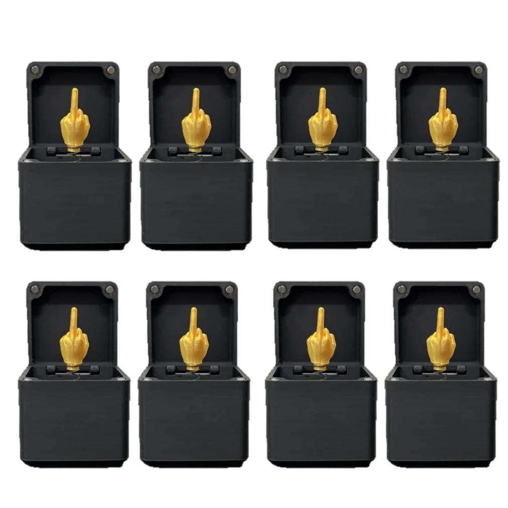 Screw-On Pop-Up Surprise Toys 3d Printer Toys Middle Finger Boxed Pranks Sculptures Figurines Gift Box Decorations 2026