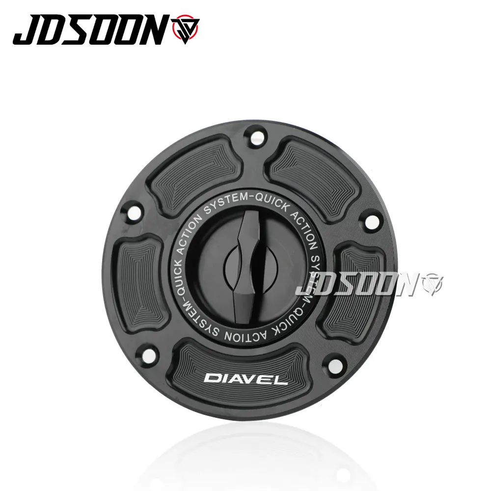 For DUCATI DIAVEL X DIAVEL XDIAVEL /S 2011-2018  DIAVEL V4 2023 Motorcycle Accessories Fuel Gas Cap Tank Cover CNC Aluminum