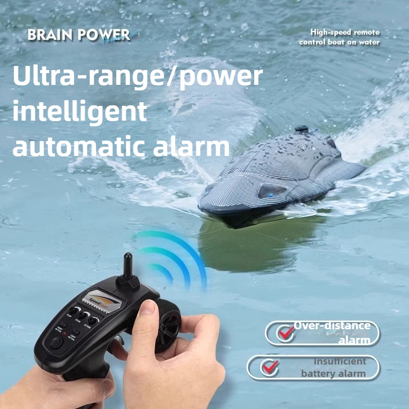 2.4G RC ความเร็วสูง Turbojet Speedboat พร้อมไฟ LED มอเตอร์หนึ่งปุ่มรีเซ็ตระบบผู้ใหญ่ความเร็วสูงระบายความร้อนด้วยน้ํา Speedboat ของเล่น