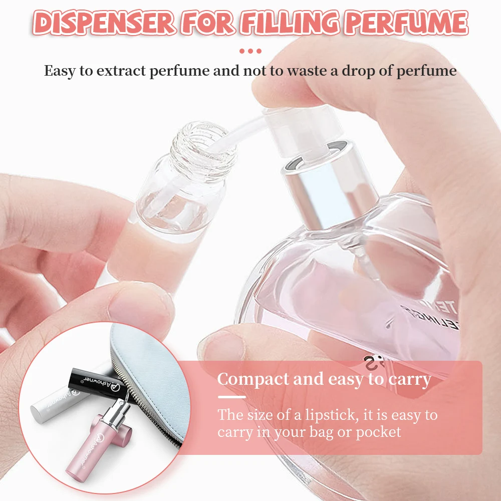 5/10ml Mini szklana buteleczka na perfumy wielokrotnego napełniania podróżny Atomizer do perfum butelka z rozpylaczem aluminium pusta butelka perfum pojemnik na płyny