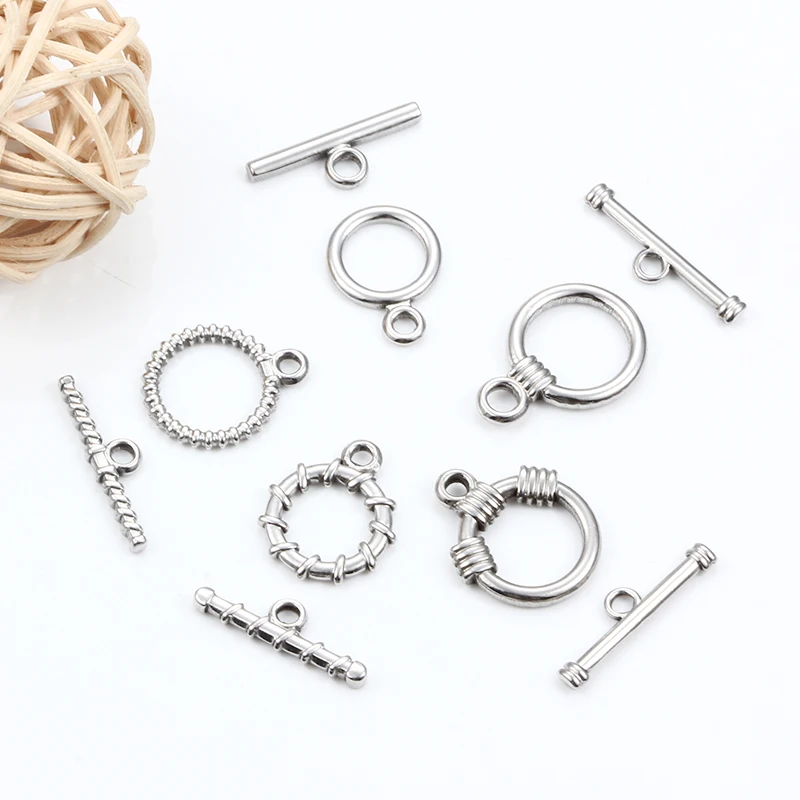 

5/10Set Stainless Steel OT Clasps Jewelry Making Supplies Accessories DIY Necklace Bracelet Fashion Connector Buckle Findings