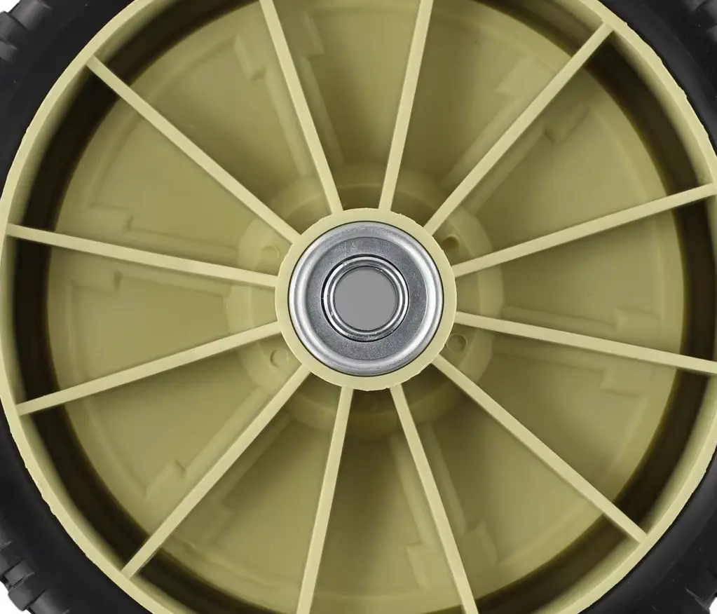 

1pcs Lawn Mower Wheel Rubber Wheels Diameter 19.5cm Efficient Hand Pushs Lawn Mower Versatile Wheel Front And Rear Wheels