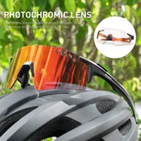 SCVCN New Outdoor Photochromic Cycling Sunglasses Sports Bike Cycling Glasses Man MTB Glasses Women Bicycle UV400 Protective