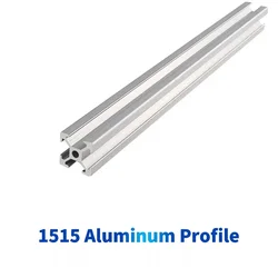 2PCS 1515 Aluminum Profiles European Standard Anodized Extrusion 100mm-550mm Length  for CNC 3D Printer Frames
