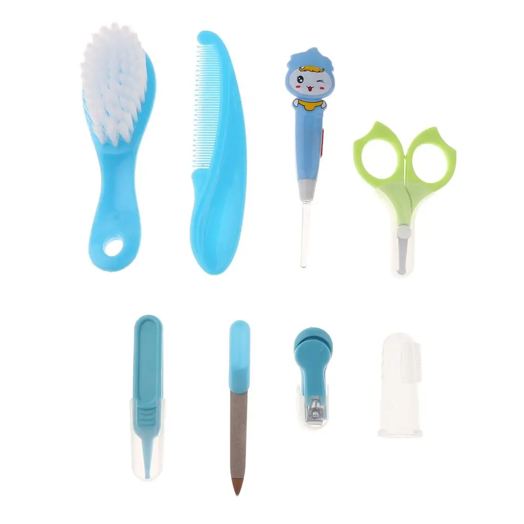 Scissors Comb Brush Suit Baby Hygiene Kit Complete Grooming Set for Newborn Infant Supplies