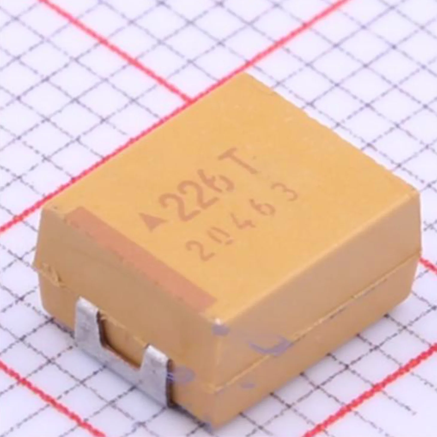 

226T 50V 22μF CASE-V-7361-38mm 2924 НОВЫЙ оригинальный желтый танталовый конденсатор 50V ±10% 22uF 600 мОм @ 100 кГц TAJV226K050RNJ 50 В 22 мкФ