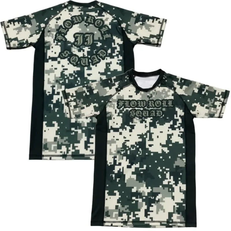 2026 New Tactical Camouflage-Themed Combat Gear: Breathable, Moisture-Wicking Men's Boxing Training Short-Sleeve Sports T-Shirt