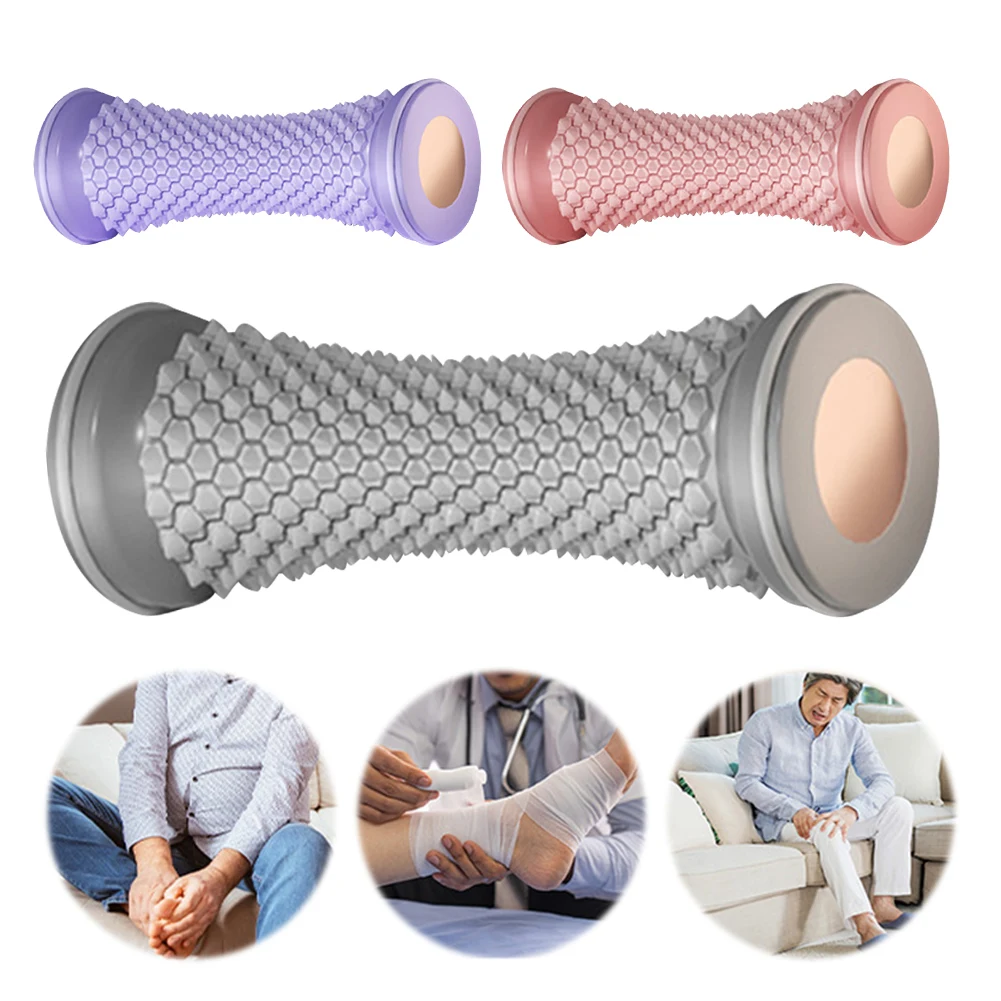 1Pc Foot Roller Massager Yoga Plantar Fascia Roller Home Fitness Fingerpressure Board Deep Muscle Relaxation Foot Massage Roller