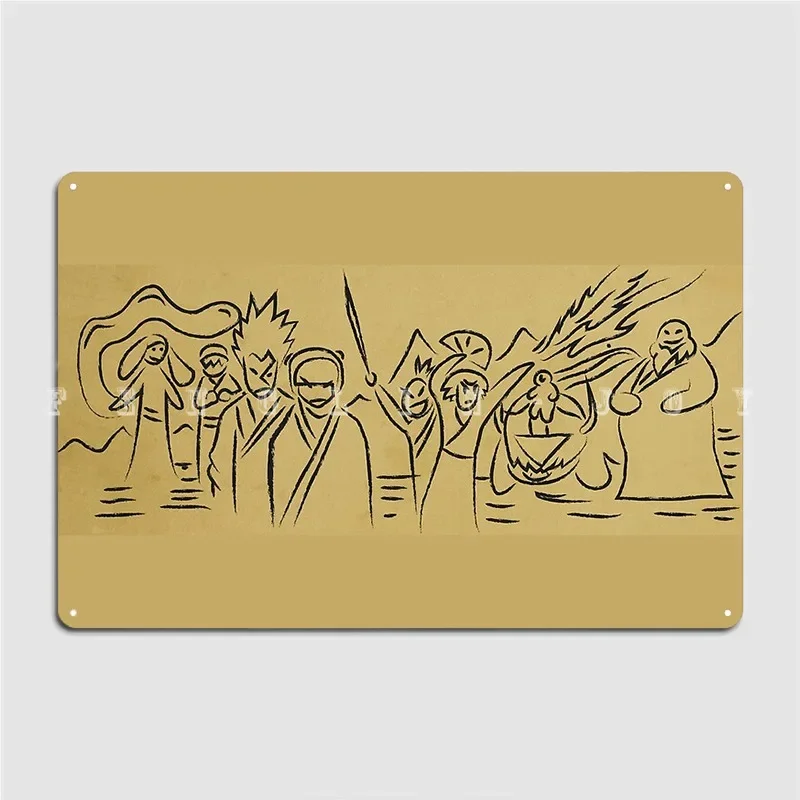Sokka's Masterpiece Poster Metal Plaque Pub Cinema Customize Wall Decor Tin Sign Poster