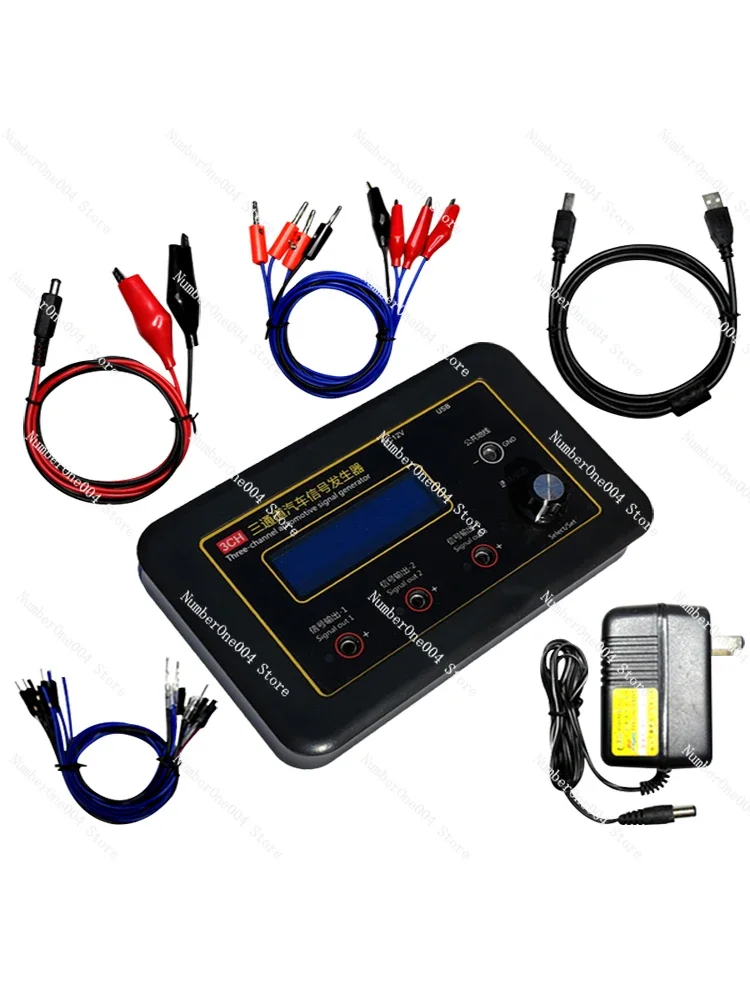 

Three-Channel Car Signal Generator ECU Computer Maintenance Detector Crankshaft Camshaft Sensor Simulator