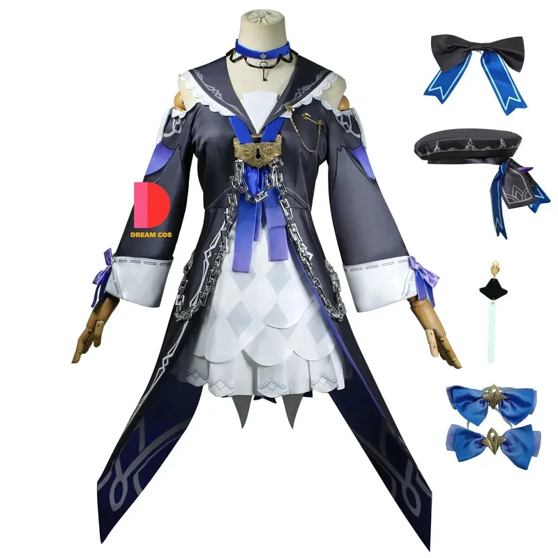 

Honkai Star Rail Herta Cosplay Costume Carnival Uniform Wig Anime Halloween Costumes Women Game Full Set Outfit Fashion Hot Sale