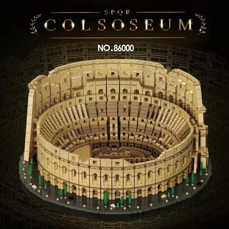 

Miniso9036PCS Building Blocks Sets City The Italy Roman Colosseum Bricks Toy For Kids Children Adult Christmas Gift 8600