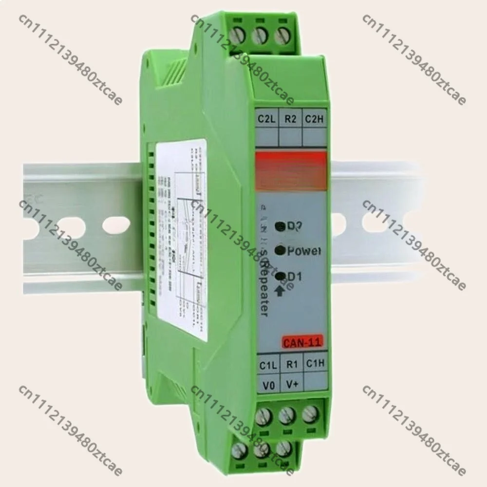 Industrial CAN Bus Isolated Repeater Module Safety Barrier DIN Rail Moun
