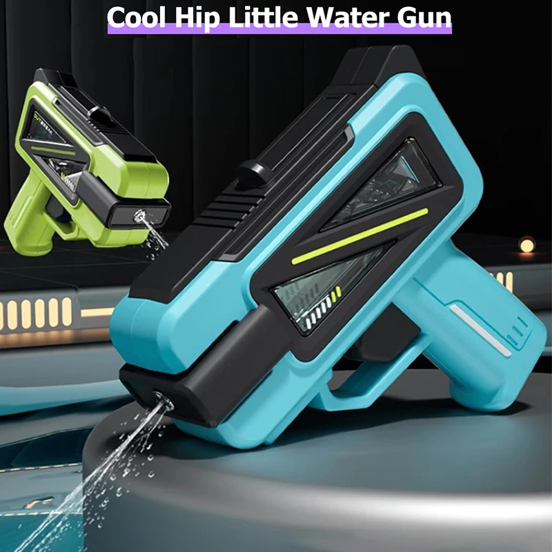 Water Guns Boys Electric Glock Water Gun Light Version Toys Children Outdoor Beach Large-capacity Fun Firing Swimming Pool Toys