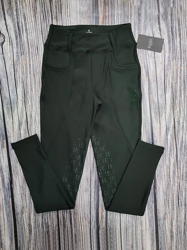 green-riding-horse-leggings-women's-equestrian-breeches-outdoor-sports-tights-competition-training-non-slip-silicone-horse-pants