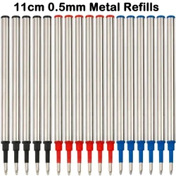 3/20 PCS Metal Refills 0.5mm for Roller Ballpoint Pen Business Pen Ball Pen Refills 11cm Length Office School Supply Stationery