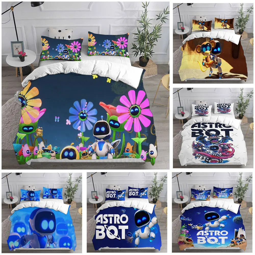 

ASTRO BOT Bedding Sets Bed Cover Comforter Duvet Cover Pillow Case 2-3 Pieces Sets Kids Adult Bedroom Decoration Children Gifts