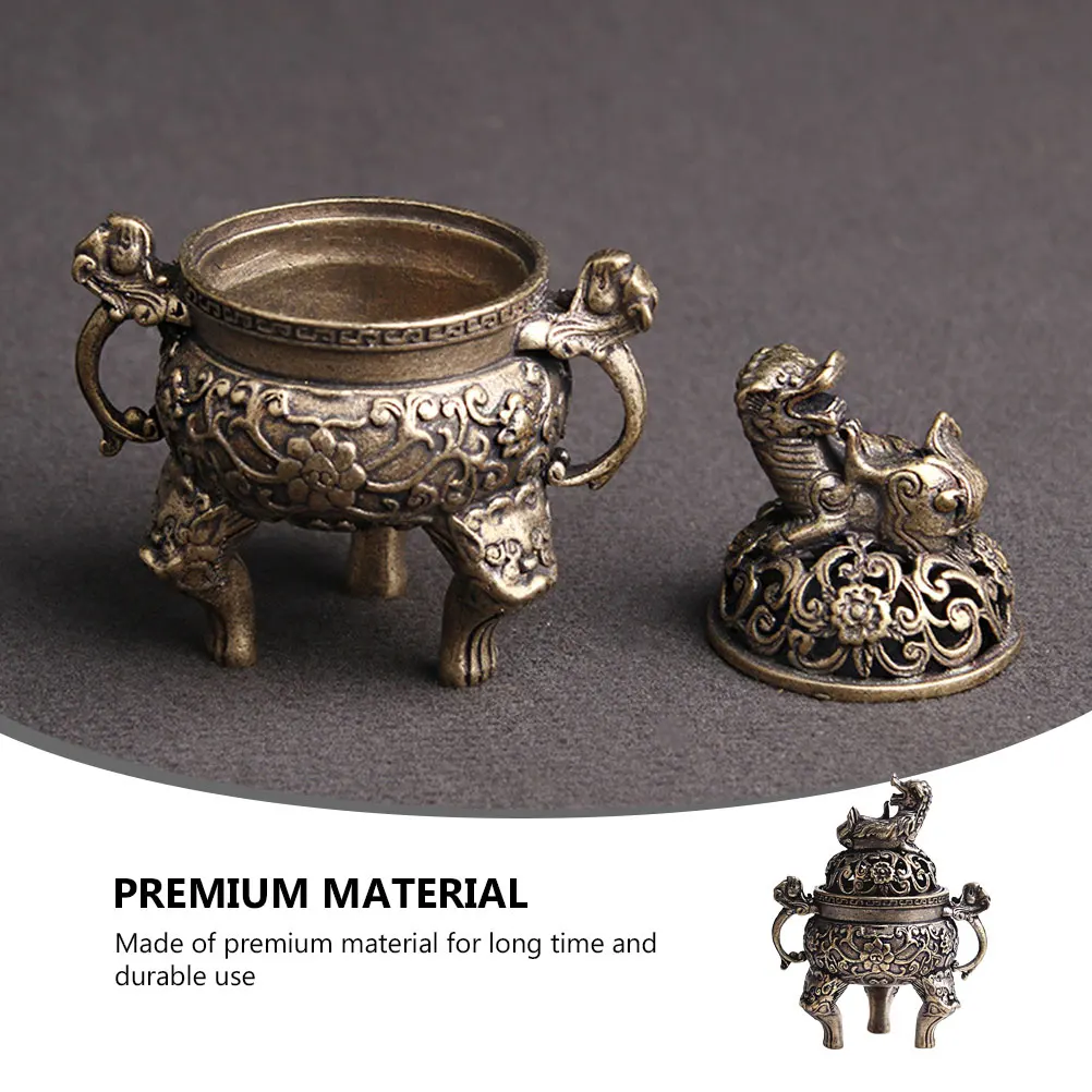 

1Pcs Desktop Incense Burner Exquisite Shape Art Work Gift for Censer Lovers Living Room Bedroom Office Meditation Room Decor