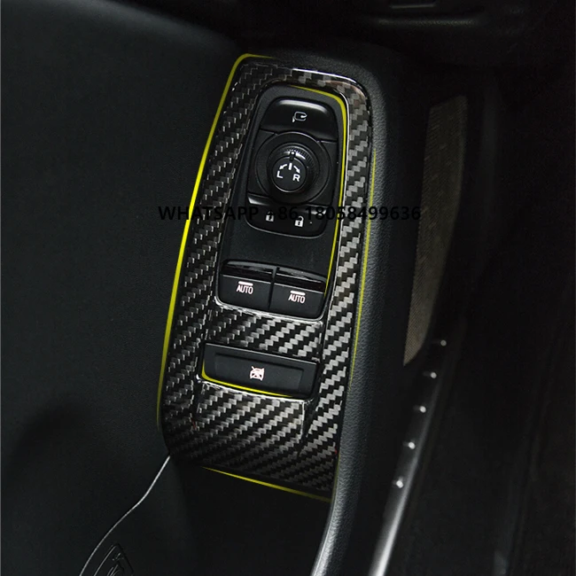 

Car Seat Carbon Fiber Armrest Panel Carbon Fiber Window Lift Button Bezel for Toyta 86 GR86 Subaru BRZ Car Accessories 2022