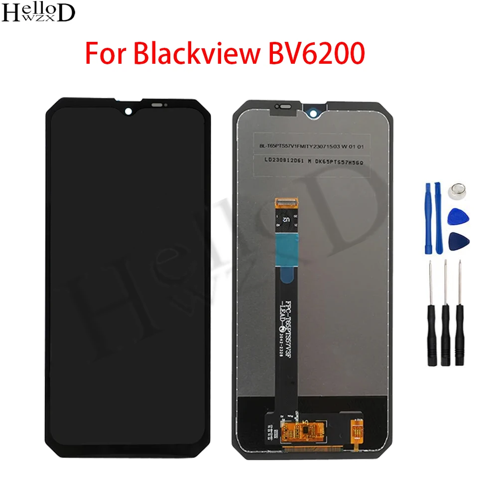 100% Tested LCD Display For Blackview BV6200 LCD Touch Screen Full Display Screen Display Assembly Replacement Part