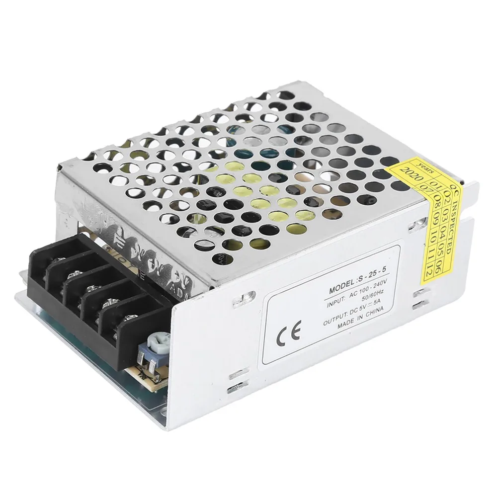 

Adapter DC 5V 12A 60W Switching Power Supply Regulated 100-240V Power Converter Universal LED Driver 3D Printer